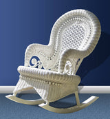 Sugar Beach White Rocker Model SBR by Wicker Fair