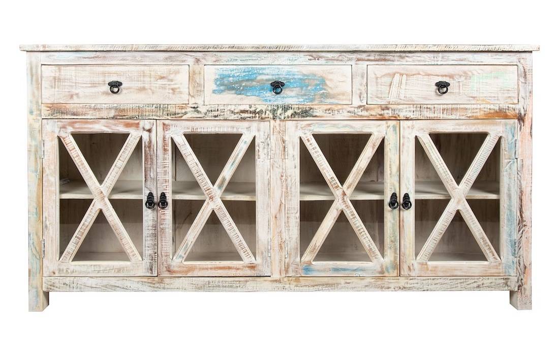 Creekwood Dining Room Server Cabinet in Distressed Finish IN6024 by Capris Furniture