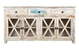 Creekwood Dining Room Server Cabinet in Distressed Finish IN6024 by Capris Furniture