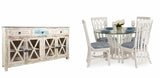 Creekwood Dining Room Server Cabinet in Distressed Finish IN6024 by Capris Furniture