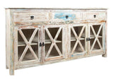 Creekwood Dining Room Server Cabinet in Distressed Finish IN6024 by Capris Furniture