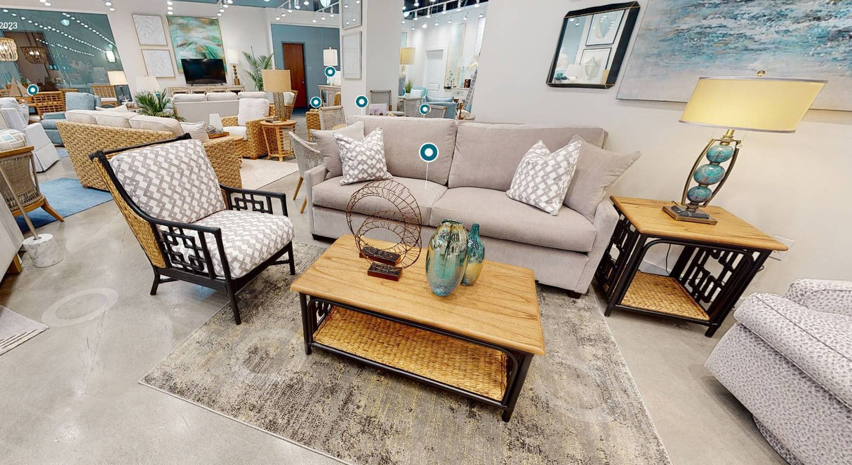 Pacific Coast Rattan Lounge Chair from Capris Furniture Model OC312