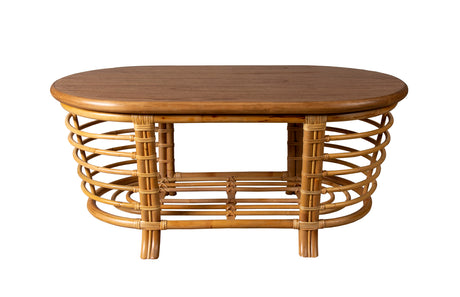 Lisbon Rattan Coffee Table by Capris Furniture Model CT315