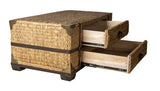 Colonial Woven Seagrass Coffee Table by Capris Furniture CT327