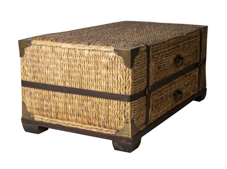 Colonial Woven Seagrass Coffee Table by Capris Furniture CT327