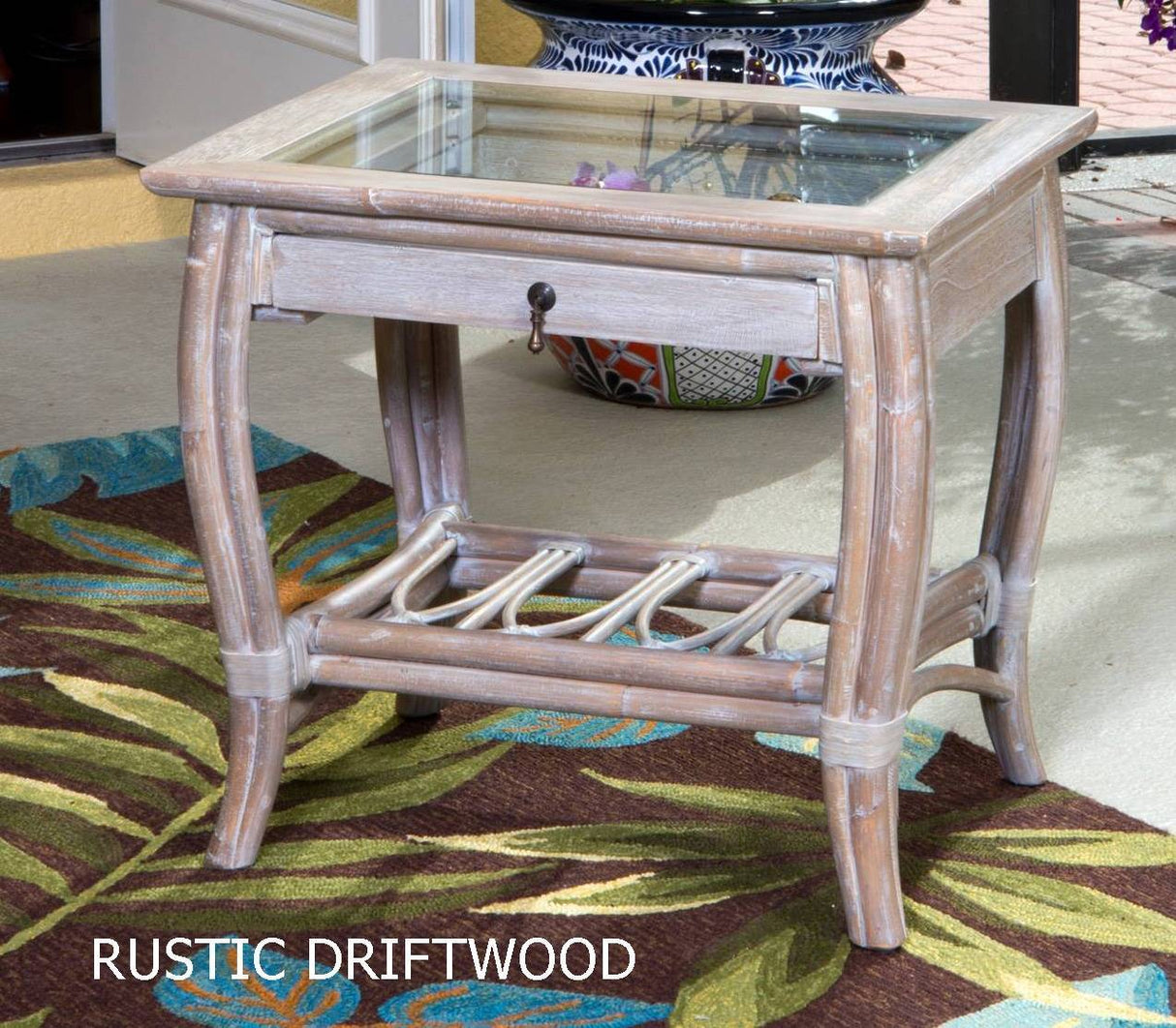 Cuba Rattan End Table CUB021 by Alexander and Sheriden