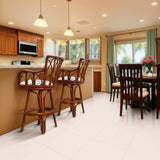 Cuba Swivel Barstools or Counterstools with Arms in Sienna Finish