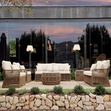 Calixto Outdoor 6-Piece Seating Set with Sunbrella Cushions Model 24211-NTH-6PC by Skyline Design
