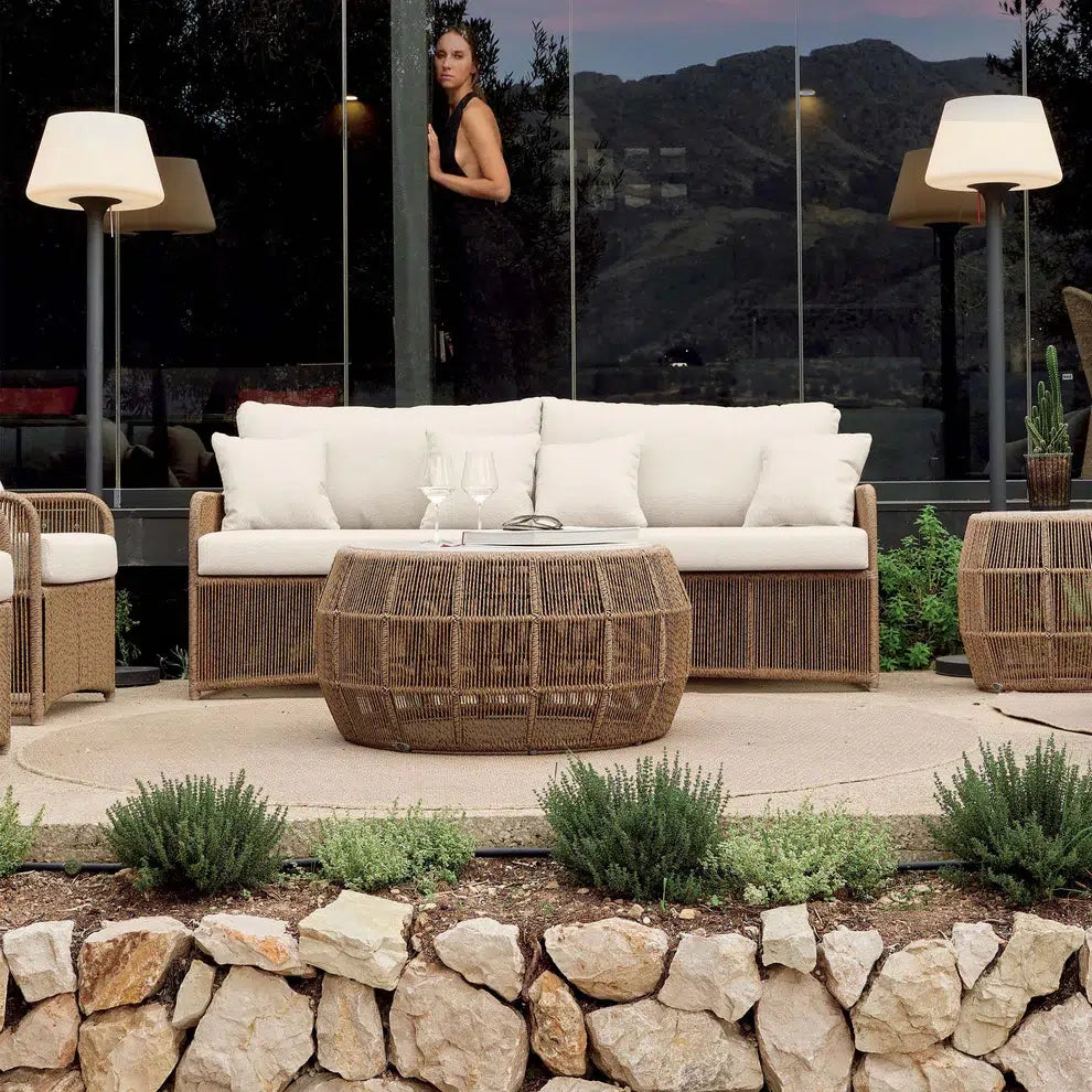 Calixto Outdoor Sofa with Sunbrella Cushion Model 24213-NTH-CUSH by Skyline Design