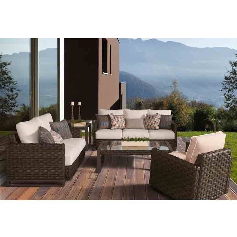 Cambridge Outdoor 5 Pc Patio Set by South Sea Rattan Model 74200-SET