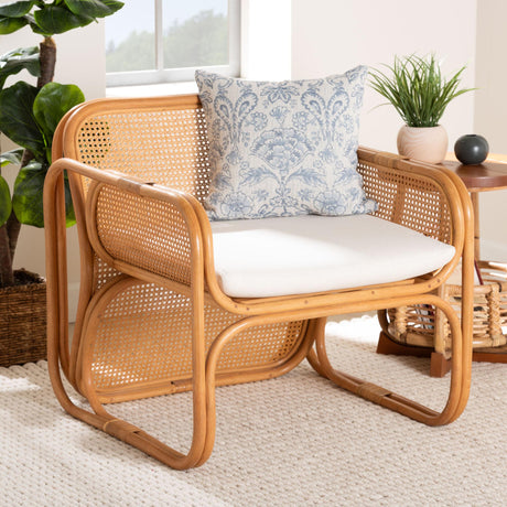 Mohawk Natural Rattan Armchair by Wicker Fair