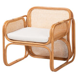 Mohawk Natural Rattan Armchair by Wicker Fair