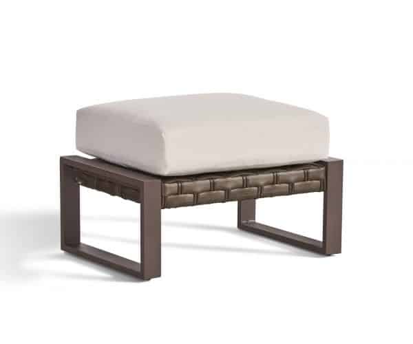Cambridge Outdoor Chair and Ottoman Set 74205-74206 By South Sea Rattan