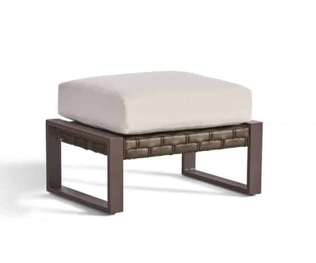 Cambridge Outdoor Chair and Ottoman Set 74205-74206 By South Sea Rattan