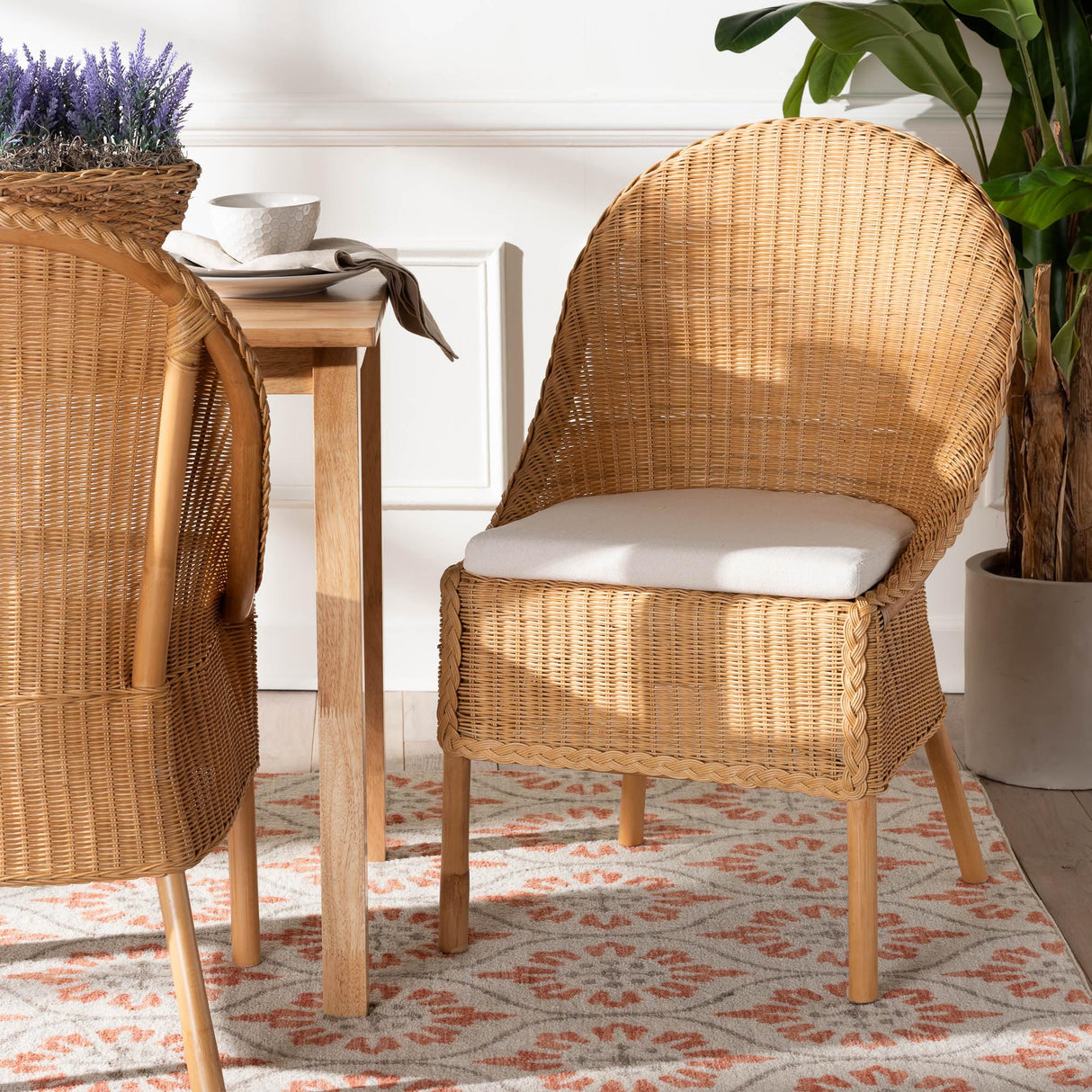 Wicker Fair Rattan Caroline Dining or Accent Chair