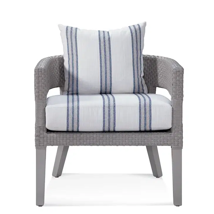 Charlotte Rattan Accent Chair by Braxton Culler Made in the USA Model 1082-001