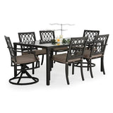 Chippewa Outdoor 7 Piece Aluminum Dining Set Model Chippewa-CHA-7PC-Dining – Choice of Cushions Made in the USA