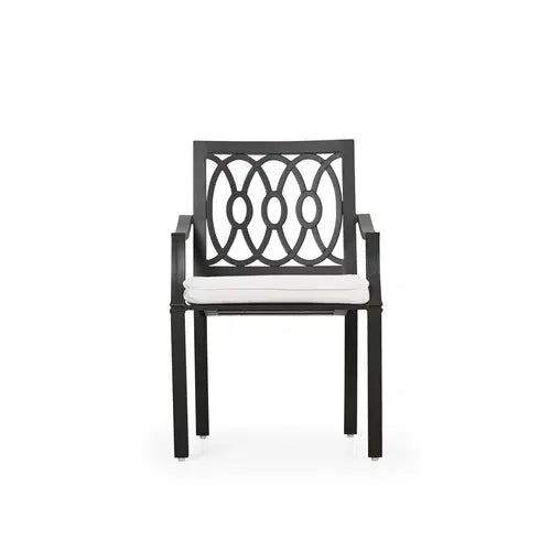 Chippewa Outdoor Aluminum Dining Arm Chair Model 741830CHA – Choice of Cushions Made in the USA