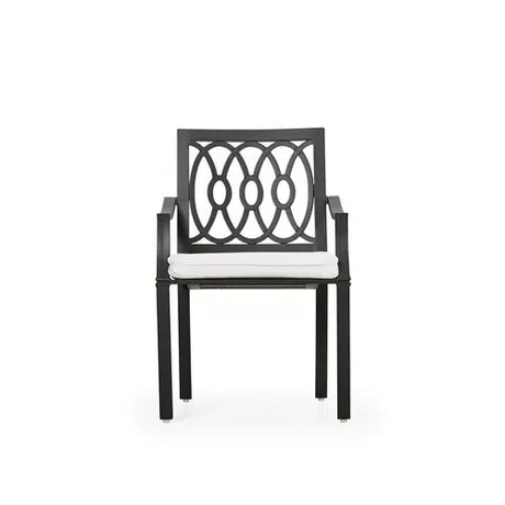 Chippewa Outdoor Aluminum Dining Arm Chair Model 741830CHA – Choice of Cushions Made in the USA
