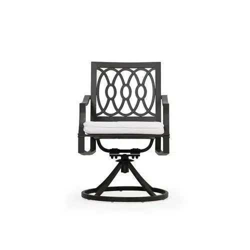 Chippewa Outdoor Aluminum Swivel Dining Arm Chair Model 741831CHA ‚Äì Choice of Cushions Made in the USA