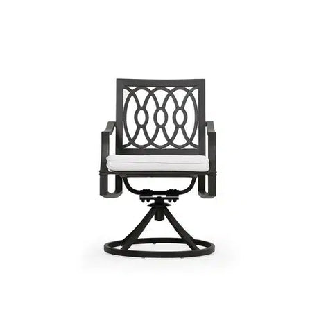 Chippewa Outdoor Aluminum Swivel Dining Arm Chair Model 741831CHA ‚Äì Choice of Cushions Made in the USA