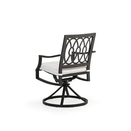 Chippewa Outdoor Aluminum Swivel Dining Arm Chair Model 741831CHA ‚Äì Choice of Cushions Made in the USA