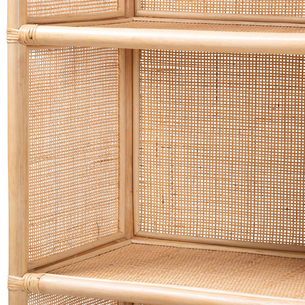 Chusi Natural Rattan Decorative Shelf by Wicker Fair