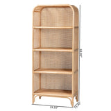 Chusi Natural Rattan Decorative Shelf by Wicker Fair