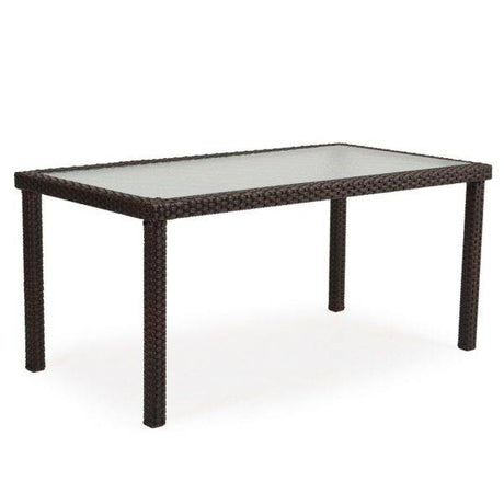 City Light Outdoor 62" X 34" Rectangular Dining Table in Oyster Grey Model 663462GOG