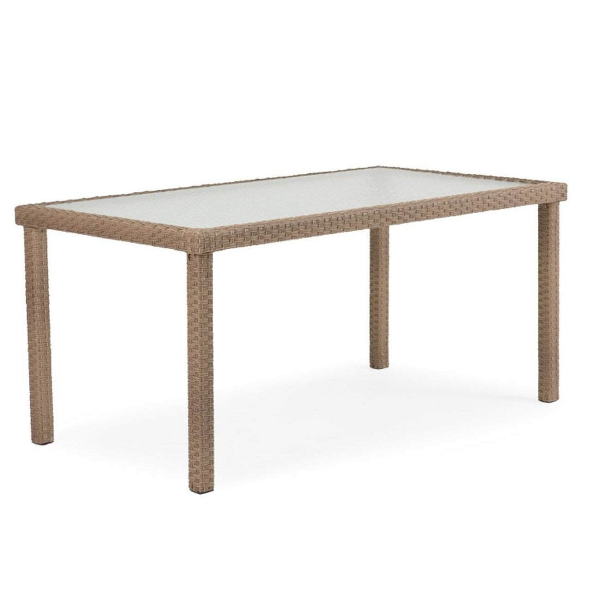 City Light Outdoor 62" X 34" Rectangular Dining Table in Oyster Grey Model 663462GOG