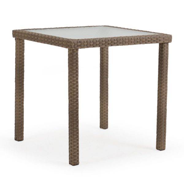 City Light Outdoor Wicker 3 Piece Bar Set in Oyster Grey Model City-Light-OG-Stackable-3PC-Bar