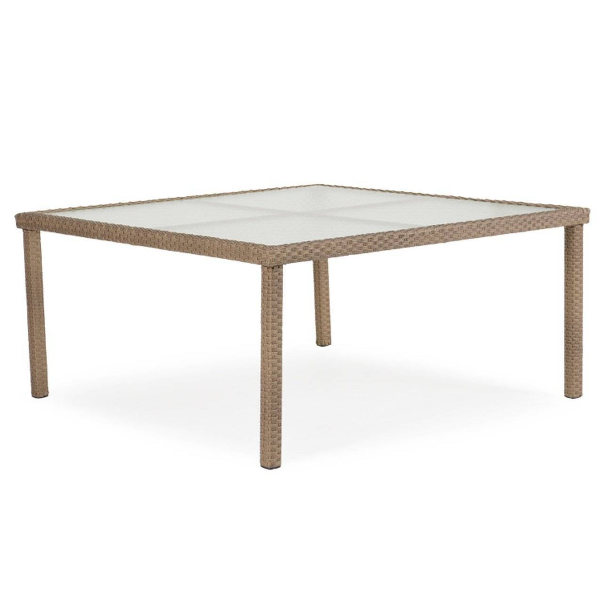 City Light Outdoor 62" Square Dining Table in Oyster Grey Model 6662GOG