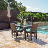 City Light Outdoor Stackable Dining Chair in Oyster Grey Model 6610COG