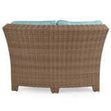 City Light Outdoor Wicker 45 Degree Wedge Chair in Oyster Grey Model 6345WOG