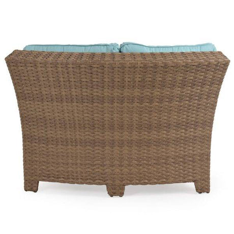 City Light Outdoor Wicker 45 Degree Wedge Chair in Oyster Grey Model 6345WOG
