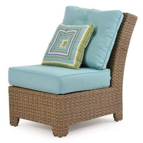 City Light Outdoor Wicker Armless Chair in Oyster Grey Model 6301OG
