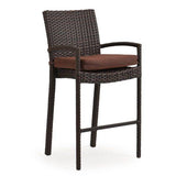 City Light Outdoor Wicker 3 Piece Counter Height Set in Oyster Grey Model City-Light-OG-Stackable-3PC-Counter