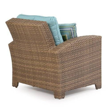 City Light Outdoor Wicker Club Chair in Oyster Grey Model 6390OG