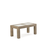 City Light Outdoor Wicker Cocktail Table in Oyster Grey Model 6329OG