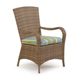 Bandirma Outdoor Wicker Dining Arm Chair in Oyster Grey Model 6010OG