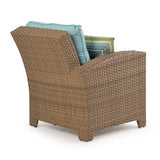 City Light Outdoor Wicker Left Facing (LF) Arm Chair in Oyster Grey Model 6302LOG