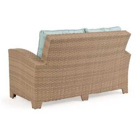 City Light Outdoor Wicker Loveseat in Oyster Grey Model 6602OG