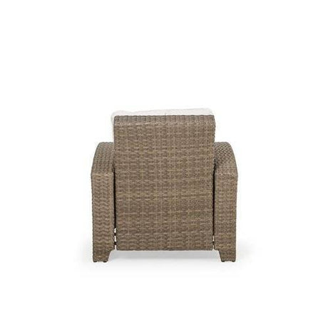 City Light Outdoor Wicker Reclining Back Club Chair in Oyster Grey Model 6392OG