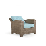 City Light Outdoor Wicker Reclining Back Club Chair in Oyster Grey Model 6392OG