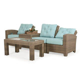 City Light Outdoor Wicker Right Facing (RF) Arm Reclining Chair in Oyster Grey Model 6392ROG