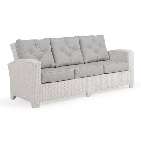 City Light Outdoor Wicker Sofa in Oyster Grey Model 6603OG