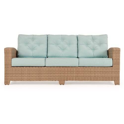 City Light Outdoor Wicker Sofa in Oyster Grey Model 6603OG