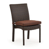 City Light Outdoor Wicker Stackable Dining Side Chair in Oyster Grey Model 6611OG