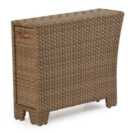 City Light Outdoor Wicker Storage Arm in Oyster Grey Model 6304OG