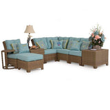 City Light Outdoor Wicker Armless Chair in Oyster Grey Model 6301OG